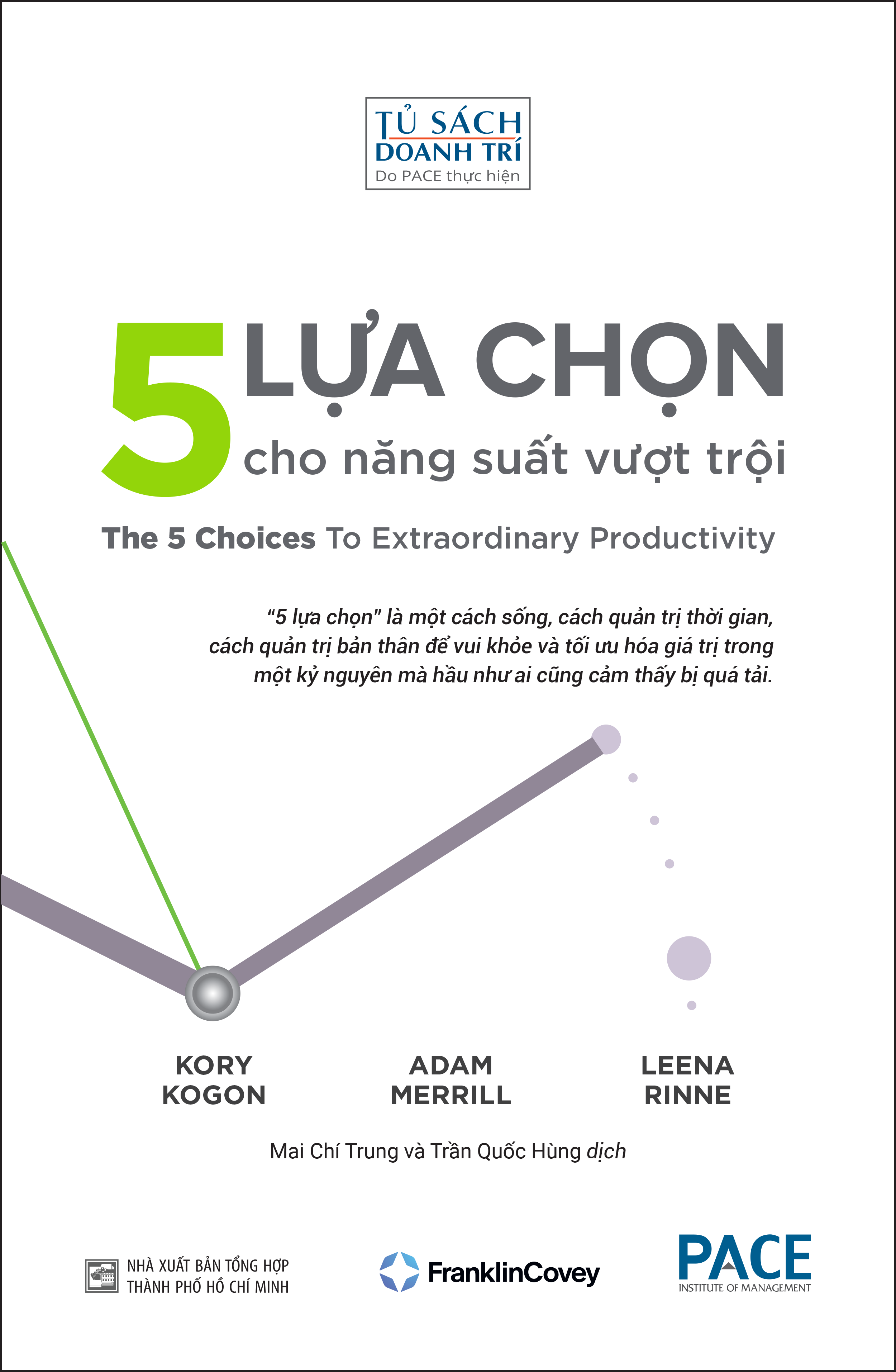 Sách PACE Books - 5 Lựa chọn cho năng suất vượt trội (The 5 choices To Extraordinary Productivity) - Kory Kogon, Adam Merrill, Leena Rinne