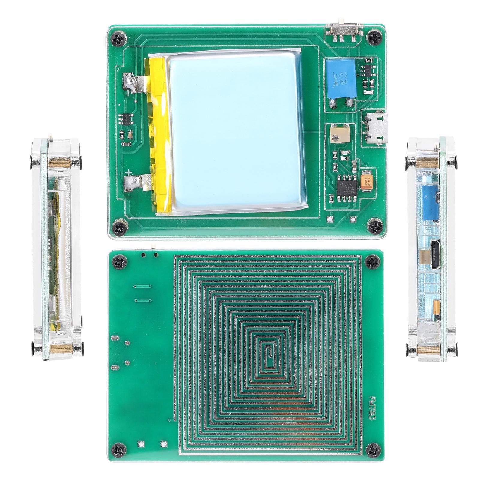 7.83Hz Schumann Waves Generator Sound Improving Low Frequency Pulse Intelligentize Squarewave Generators Circuit Board Precise Frequency Built-in Rechargeable Lithium Battery with USB Cable