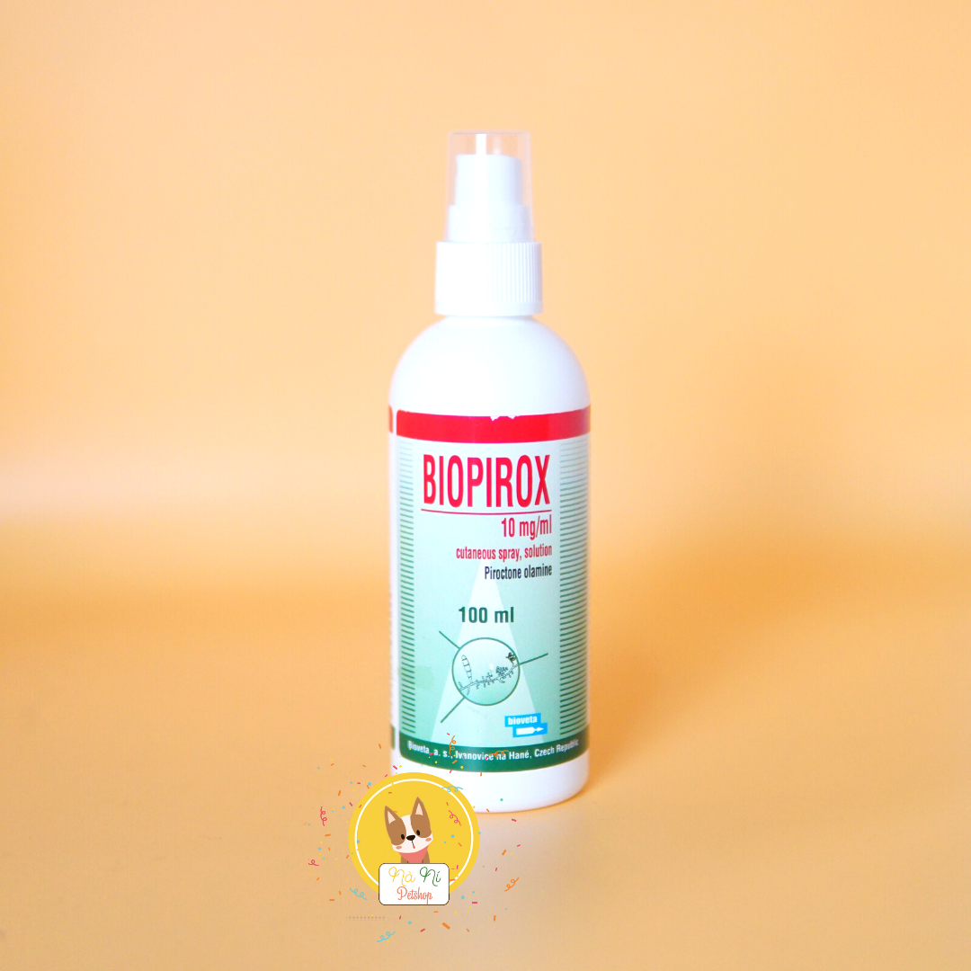 Xịt nấm Biopirox Spray cho CHÓ MÈO (chai 50ml)