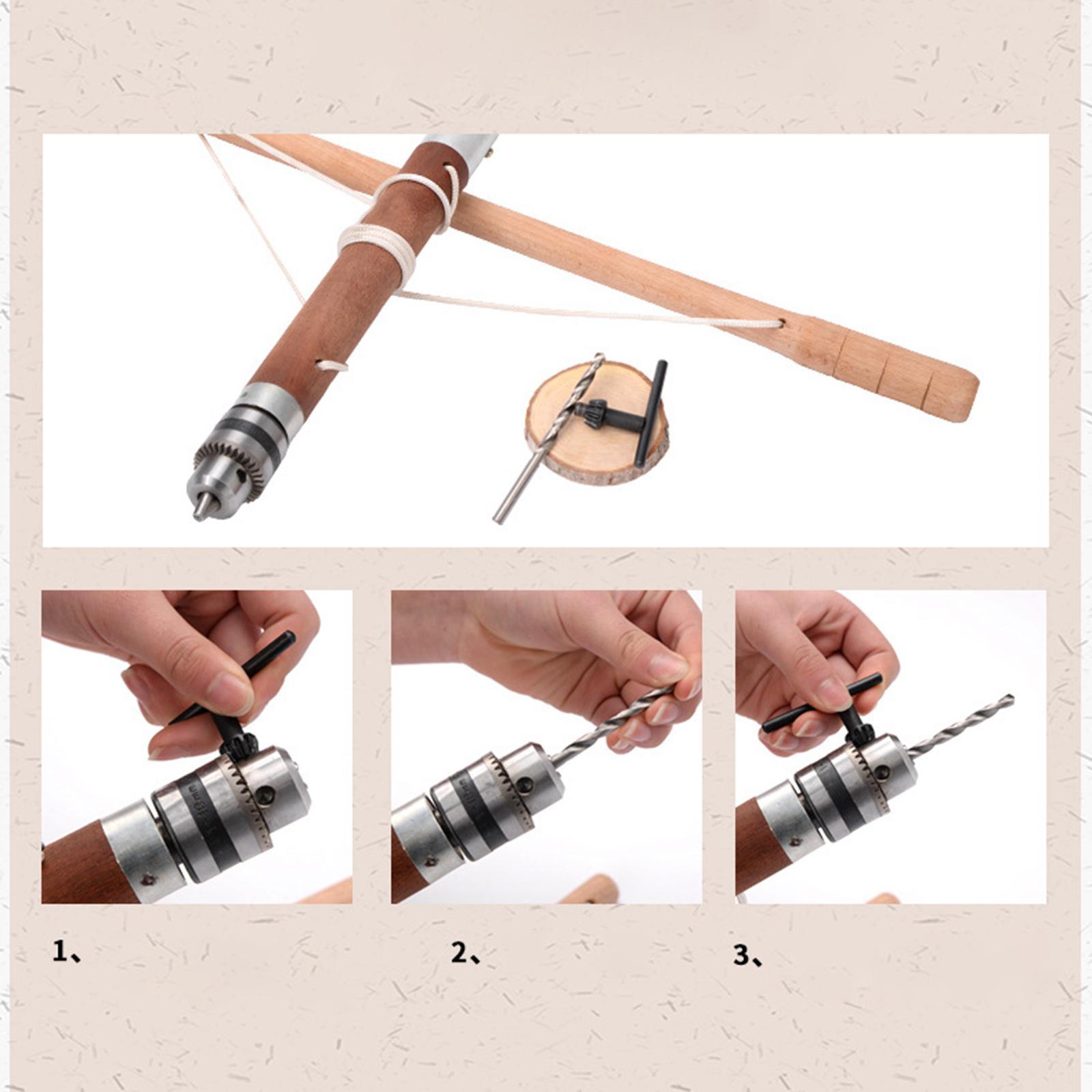 Traditional Hand Drill Gimlet Manual Drill Hand Auger Carbon Steel Drill Bit Woodworking