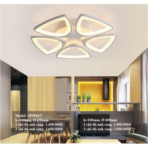 Đèn LED Ốp Trần - MN004, Đèn Led Trang Trí Phòng Khách, Đèn ốp trần phòng ngủ - 3 Chế Độ Sáng