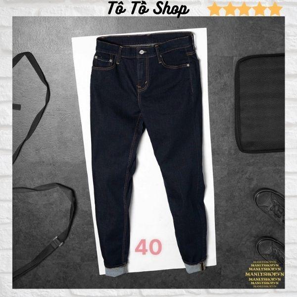 Quần Jean Nam Phối Rách ️️ Quần Bò Nam Thời Trang Cao Cấp Chuẩn Hàng Shop Tô Tồ Shop - QJNTT-mã 40
