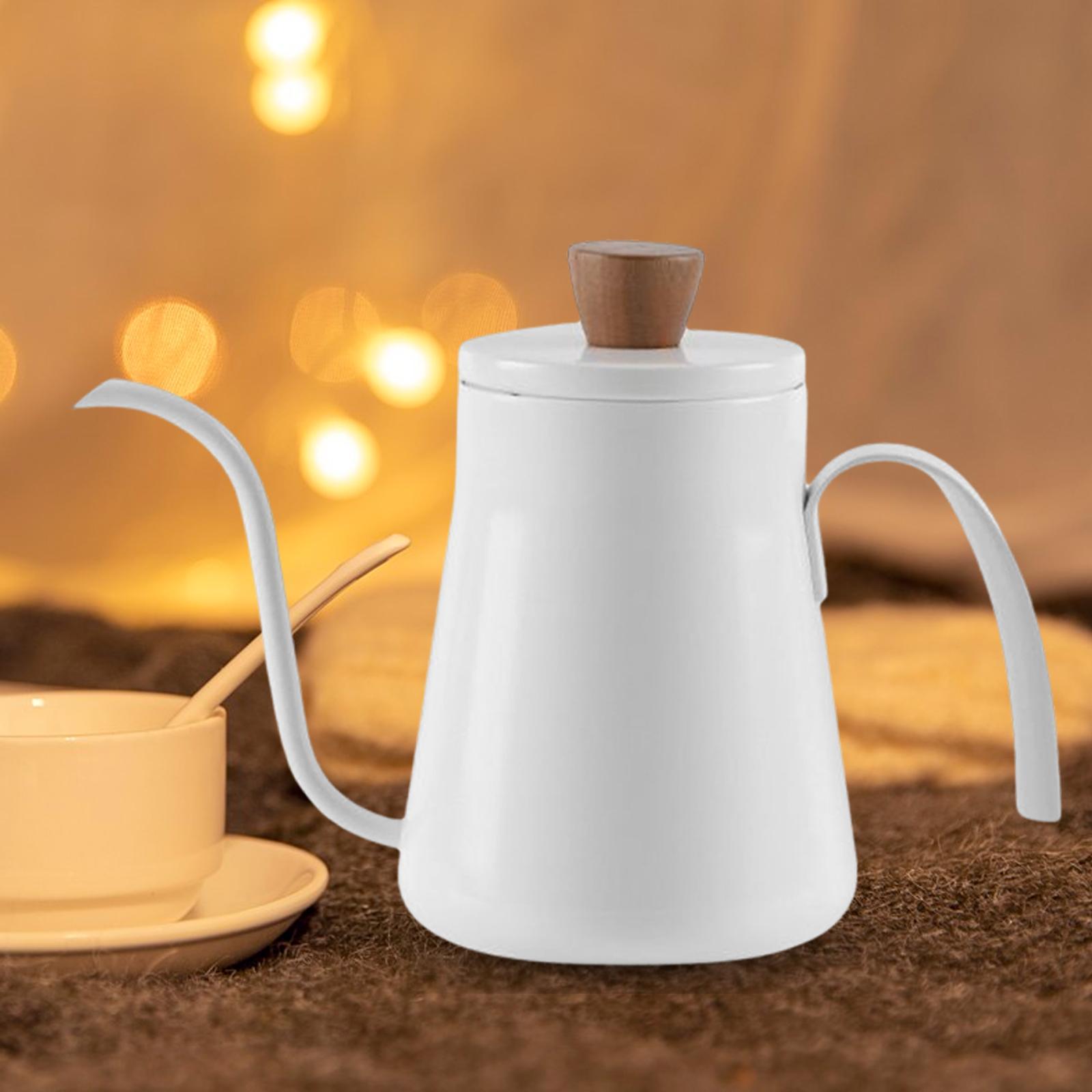 Gooseneck Coffee Kettle Coffee Teapot 400ml for Kitchen, Home, Cafe,