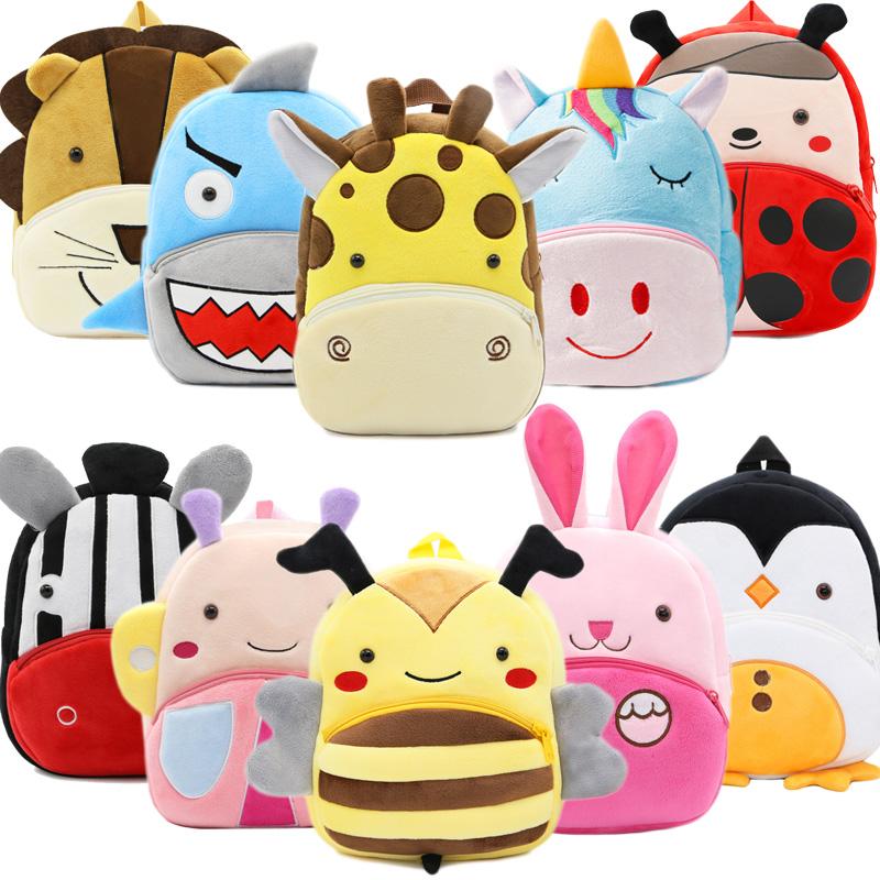 3D Hoạt Hình Sang Trọng Trẻ Em Ba Lô Mẫu Giáo Schoolbag Động Vật Trẻ Em Ba Lô Trẻ Em Học Túi Bé Gái Bé Trai Ba Lô Túi