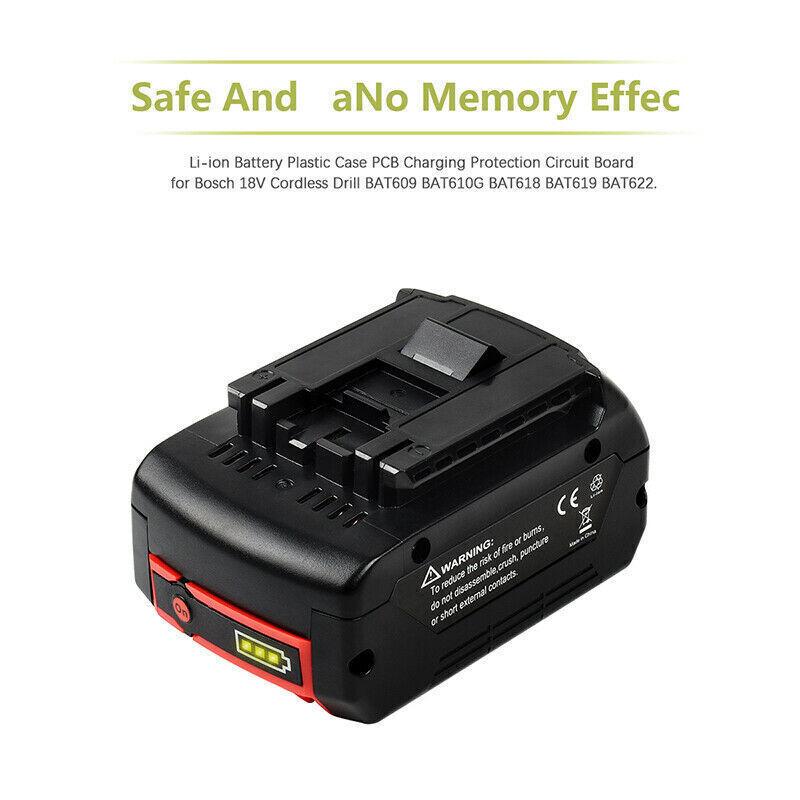 MỚI Cho BOSCH Xác Thực 18V 6.0AH PIN LITHIUM-ION GBA 18V 6.0 AH 18V Chuyên Nghiệp GBA GSR GSB BAT618 BAT609 w/Đo Nhiên Liệu Điện Áp Danh Định: 18V