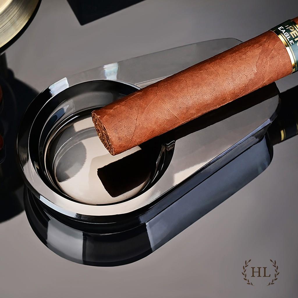 Gạt tàn Cigar thủy tinh nguyên khối | GẠT TÀN THỦY TINH CAO CẤP