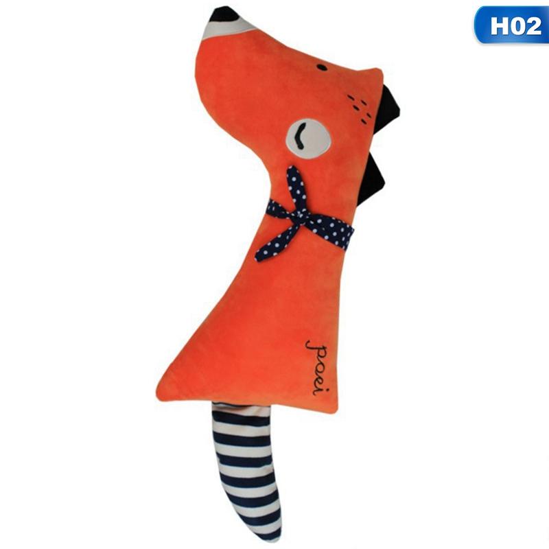 Hình Thú Hoạt Hình Xe Ô Tô An Toàn Dây Đai Vai Bao Miếng Lót Mềm Mại Sang Trọng Đệm Trẻ Em Trẻ Em Dễ Thương Dây Đai Đệm Nội Thất Ô Tô