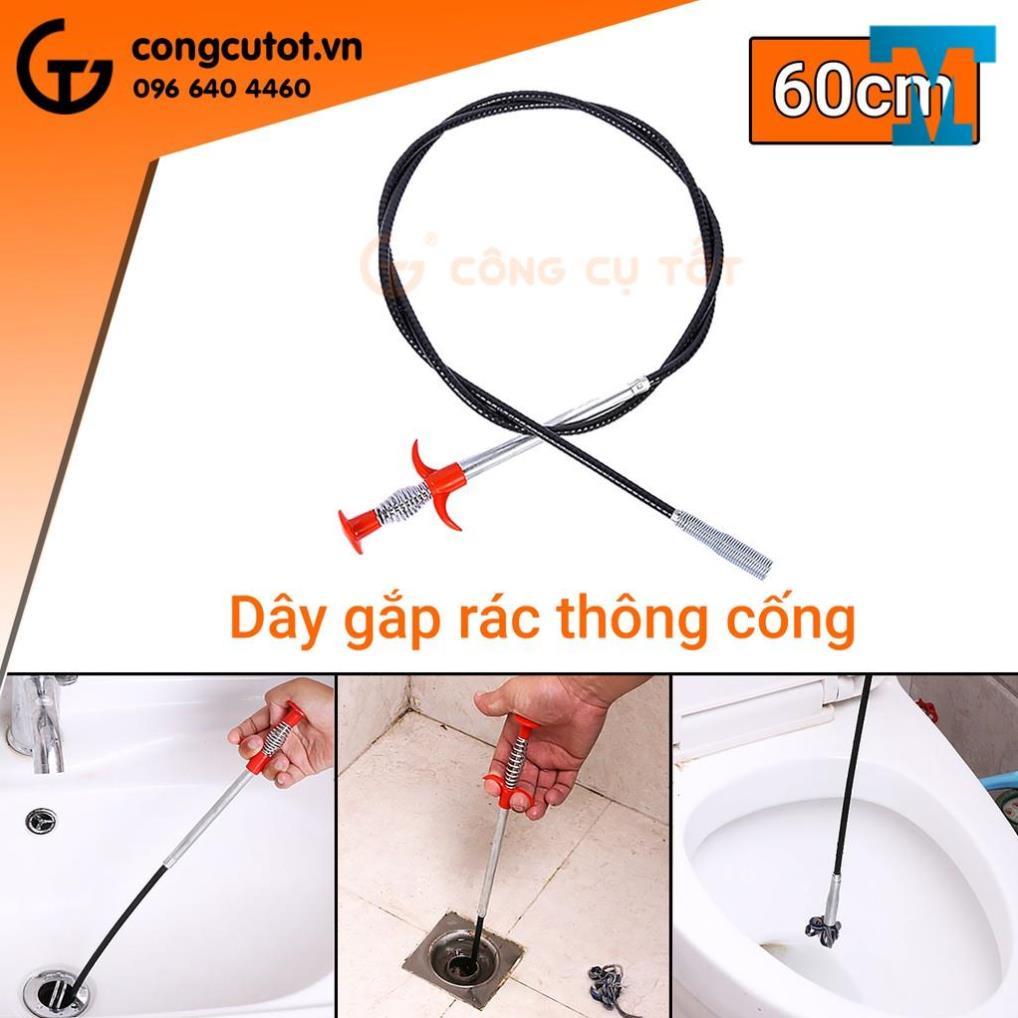 Dây gắp rác, kẹp gắp rác thông cống nhiều kích cỡ - Dụng cụ gắp rác thông cống đa năng