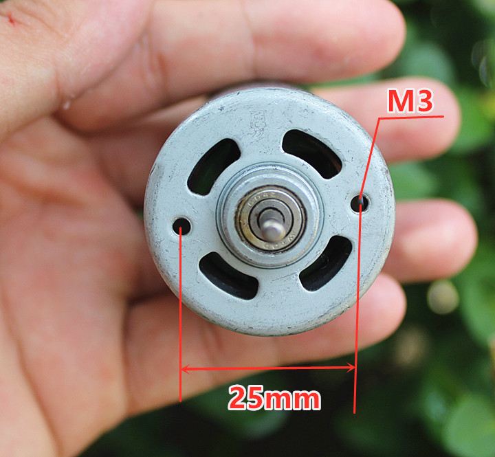 Động cơ motor mô tơ mini 545 vòng bi đôi tốc độ cao 20000 RPM 6V-15V DC - LK0115