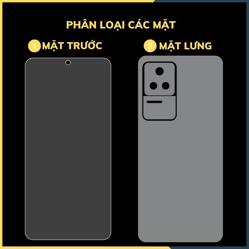 Miếng dán ppf k40s, poco f4 trong suốt hoặc nhám chống vân tay bảo vệ camera mua 1 tặng 1 phụ kiện huỳnh tân store