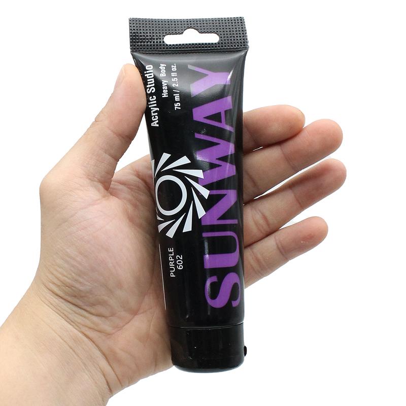 Tuýp Màu Vẽ Acrylic 75 ml - Sunway No.602 - Purple