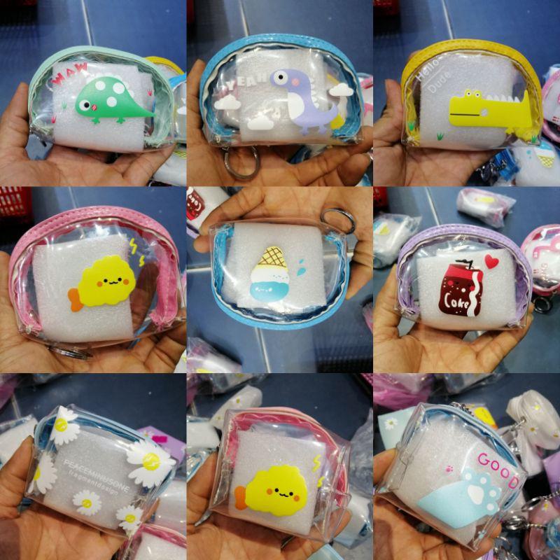 MÓC KHÓA BÓP IN HÌNH CUTE KHỦNG LONG, HOA CÚC