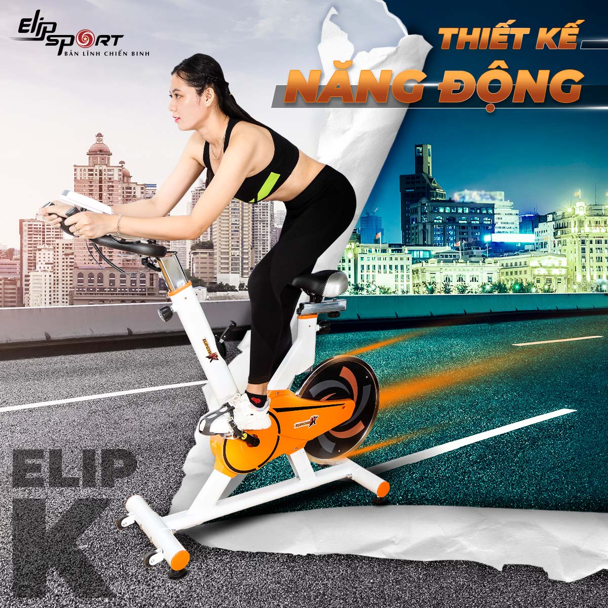 Xe đạp tập Elip K