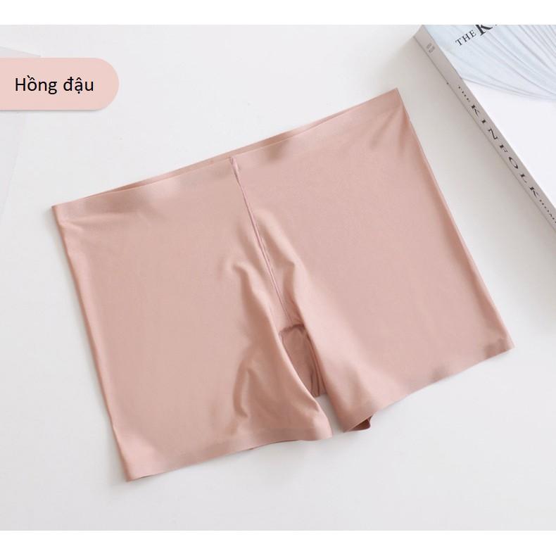 Quần Lót Nữ Dạng Boxer Băng Lụa Giấu Viền Siêu Mềm Nhẹ P469