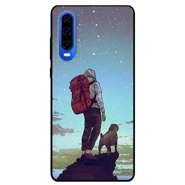 Hình ảnh Ốp lưng dành cho Huawei P30 - P30 Lite - Y7 Pro - Y9 2019 mẫu Chàng Trai Và Cún