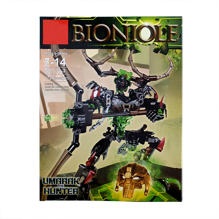 [Có Video] Mô hình đồ chơi Bionicle 611-3 Umarak Hunter (172 chi tiết)