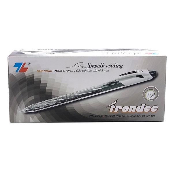 Hình ảnh Hộp 20 Bút Bi 0.5 mm Treeden - Thiên Long TL-079 - Mực Đen