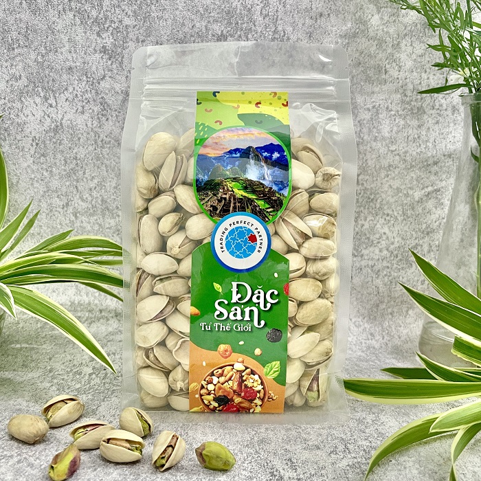 Combo 2 túi Hạt Dẻ Cười Mỹ Rang Muối Trading Perfect Partner (500g/túi) - Dẻ cười dòng Olam thượng hạng, hoàn toàn không tẩy trắng