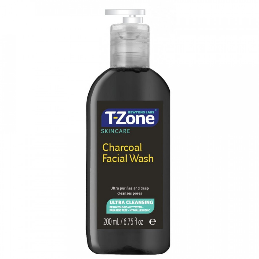 Gel rửa mặt than hoạt tính T-Zone Skincare Charcoal Facial Wash 200ml