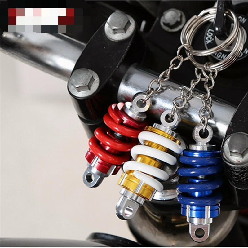 Móc khóa mô hình phuộc nhún xe máy- 206666-206334 (xanh, trắng, đen, hồng, hồng sen)