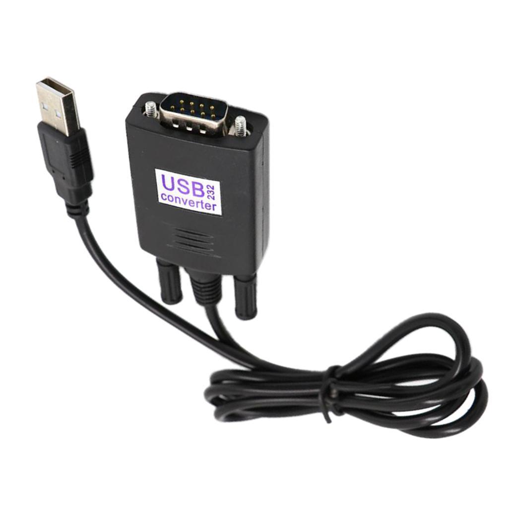USB 2.0 to RS232 DB9 Serial Adapter for Windows 98/ Se/ ME/ 2000/ XP/Vista