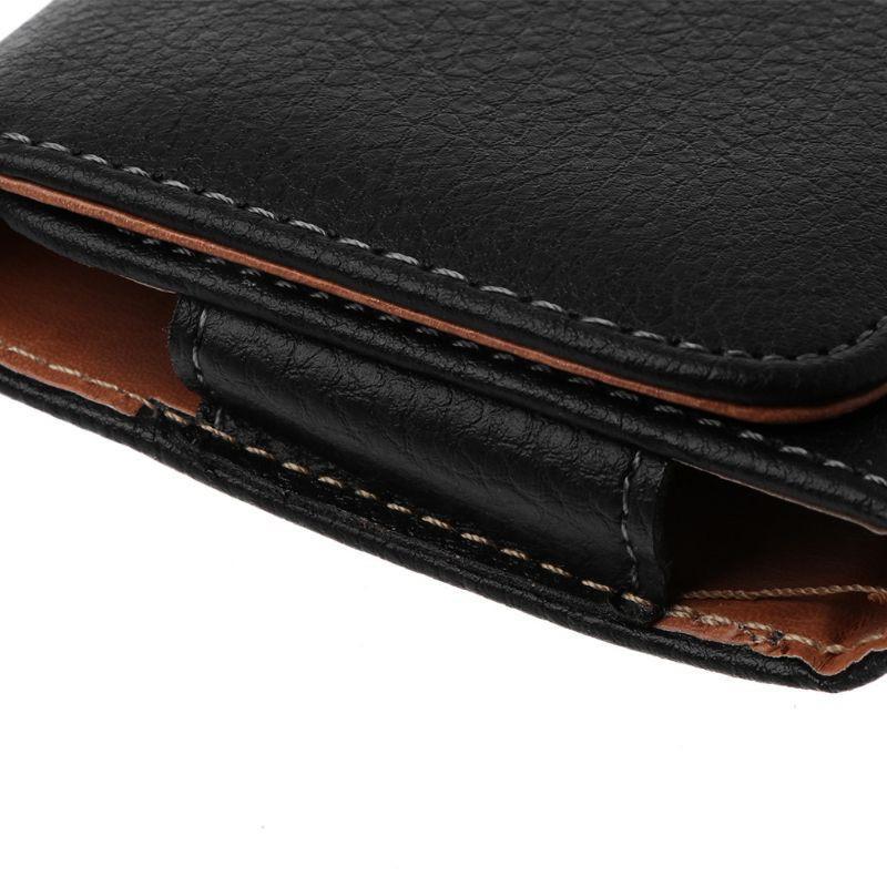 Túi bao da kẹp ngang thắt lưng đựng điện thoại cho nam