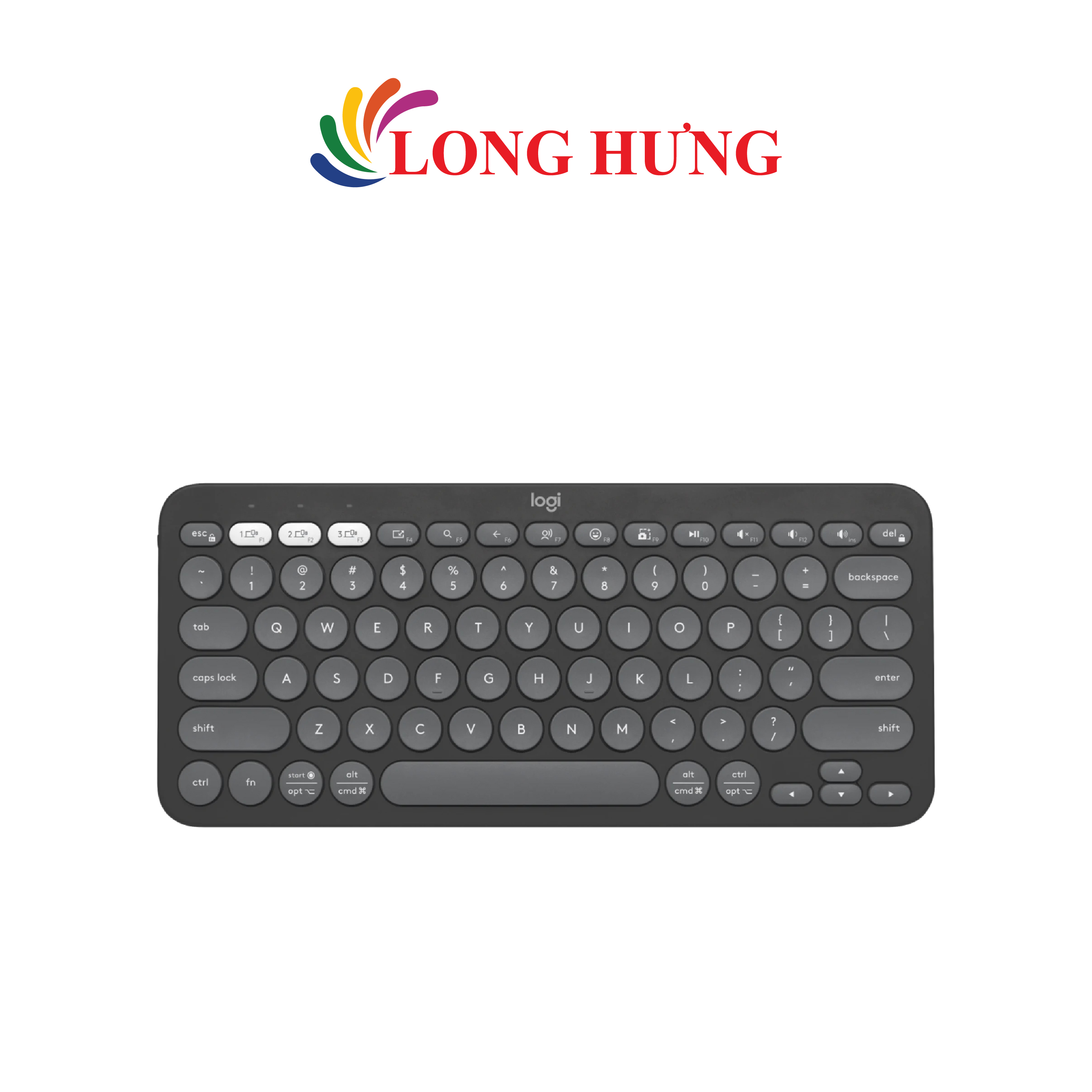 Bàn phím không dây Logitech Pebble Key 2 K380S - Hàng chính hãng