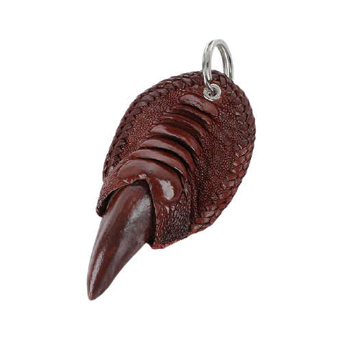 Móc khóa Huy Hoàng chân đà điểu màu đen, nâu đỏ, vàng bò, nâu đất HT8425-26-27-28