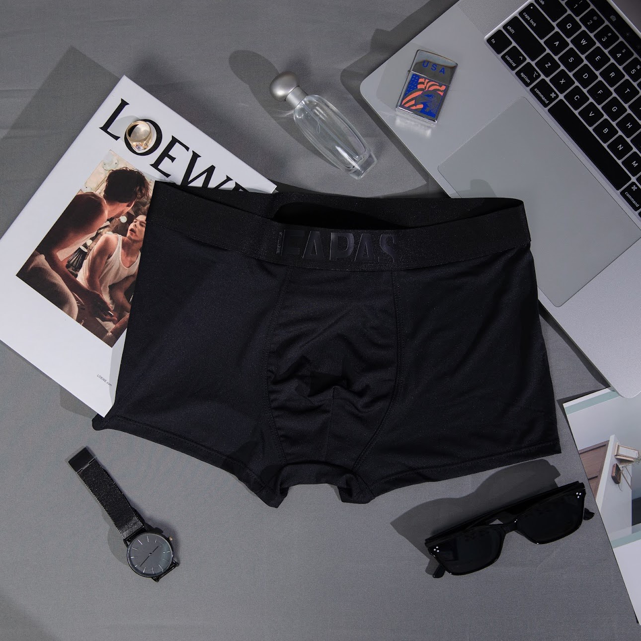 Bộ 4 Quần Lót Nam cao cấp, Quần Sịp Đùi Boxer nam thun lạnh mẫu mới lịch lãm F1