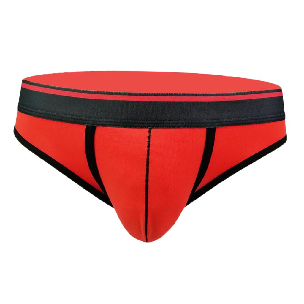 Mens 100% Cotton Low Rise Briefs Underwear Bikini