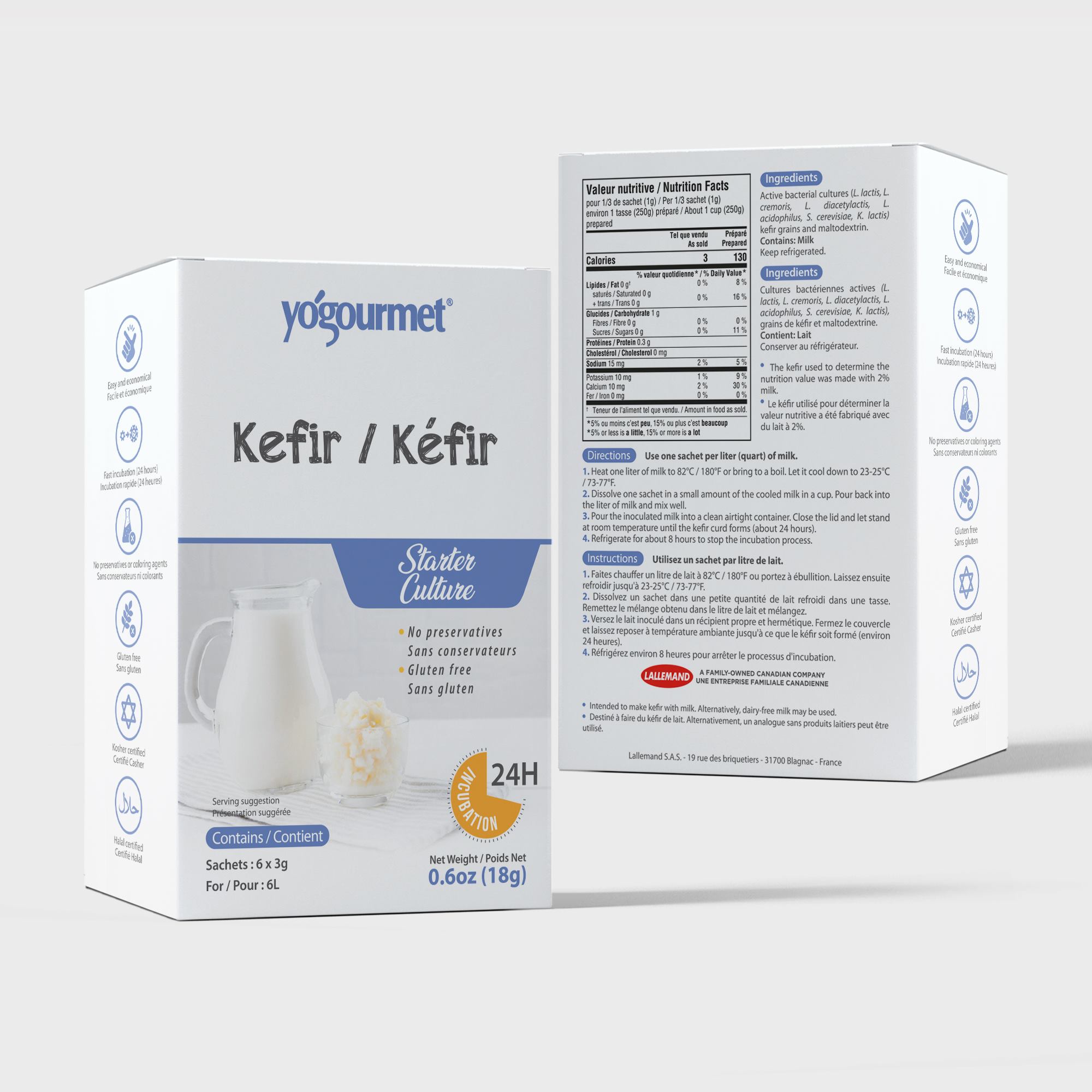 Men làm sữa chua Kefir