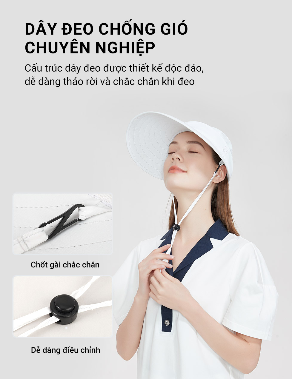 Nón Rộng Vành Chống Nắng Unisex UV100 MF23315