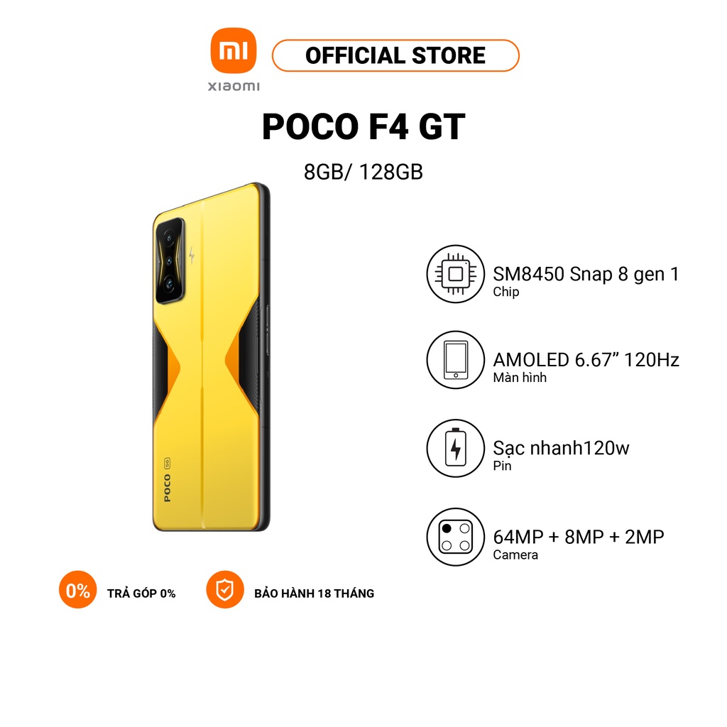 Điện thoại POCO F4 GT 8GB/128GB - Hàng chính hãng