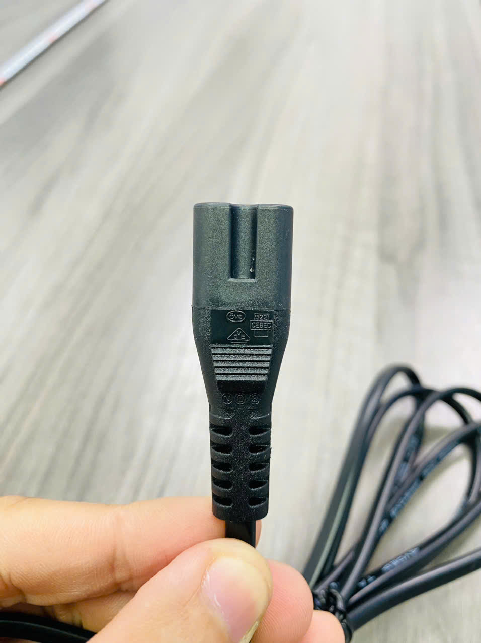 [Hàng Chính Hãng-BH 12 tháng]-Dây Nguồn số 8 2x0.75mm² 2.5A 220V|dài 1.6m|Chuẩn Châu Âu