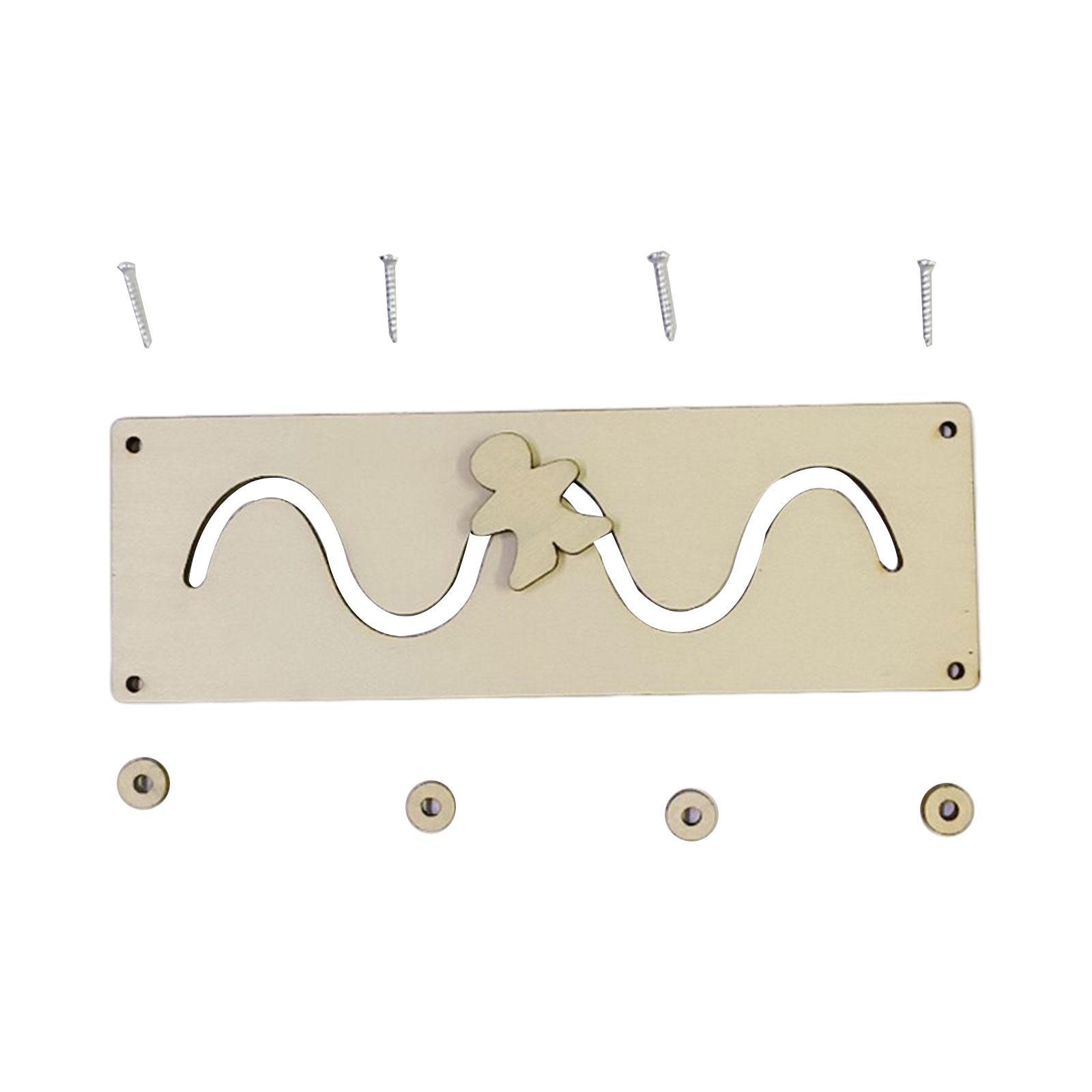 Child Busy Board DIY Parts Slide Track Developmental Toy Cognition Game