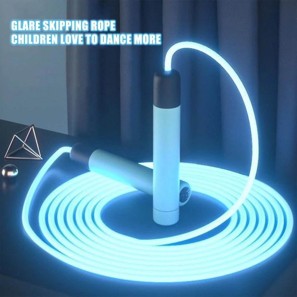 2.8M Có Thể Điều Chỉnh Đêm Phát Sáng Dây Nhảy Dạ Quang Dây Nhảy Tập Thể Dục LED Sáng Ngoài Trời Thể Dục Tập Thể Thao Tiếp Liệu-40