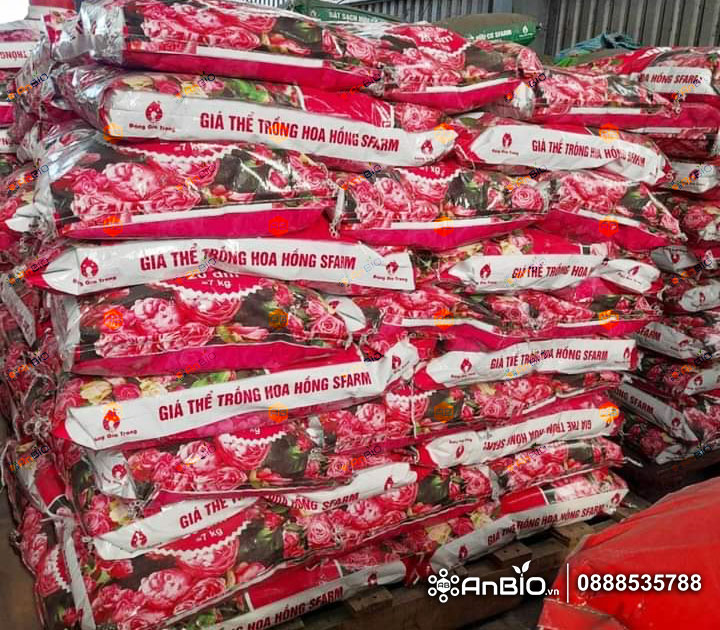 Giá thể trồng hoa hồng Sfarm - Bao 20L