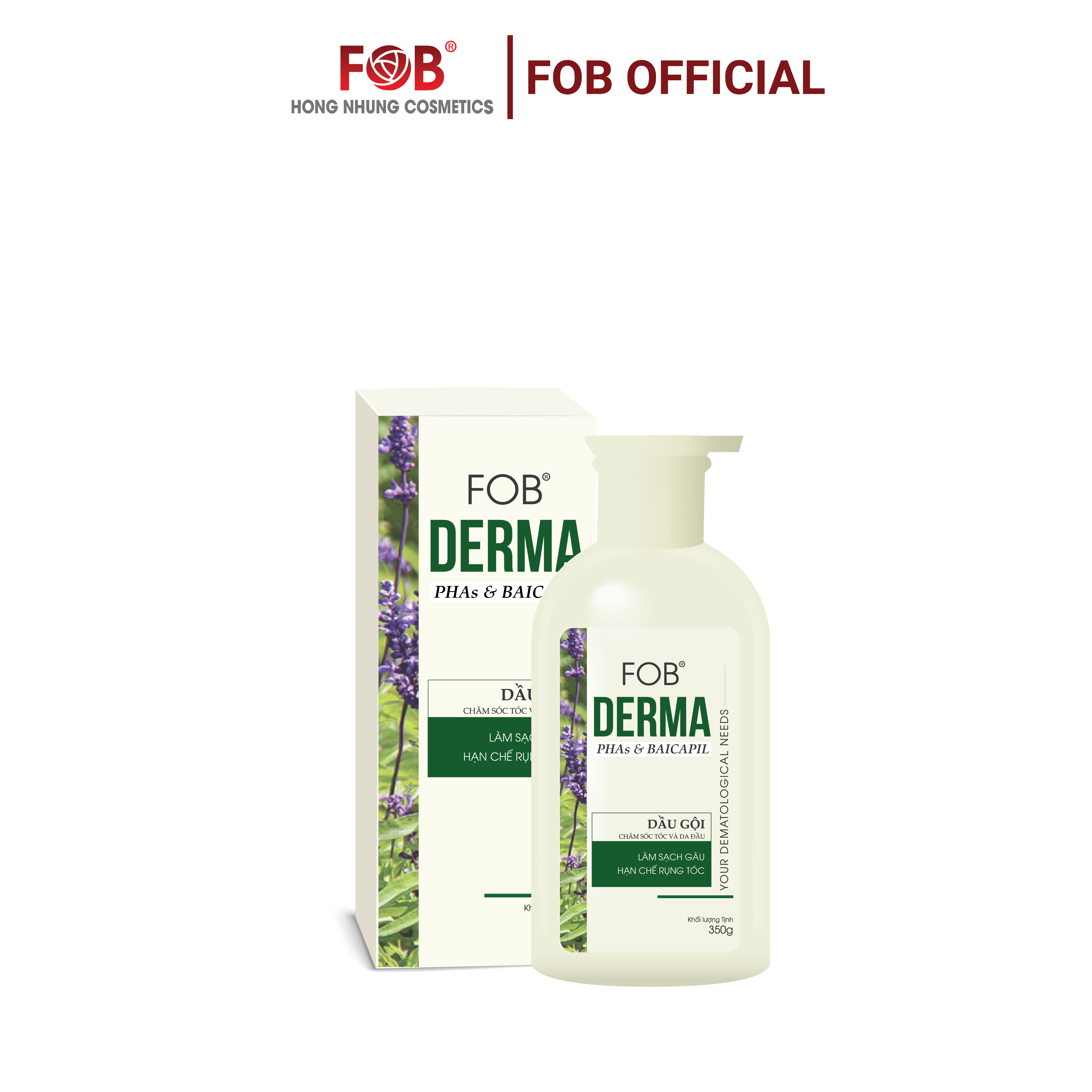 FOB DERMA - Dầu gội chăm sóc tóc và da đầu