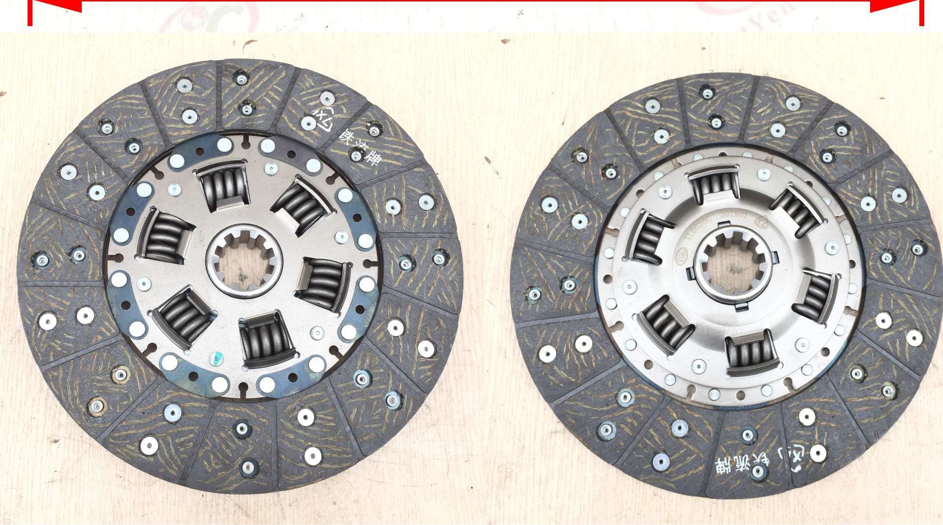 Lá côn (đĩa ly hợp) xe tải, ben Foton 2,5 tấn, Ollin 2 tấn. đường kính ngoài F255, cốt acơ 10 rơ nia, đường kính 35mm