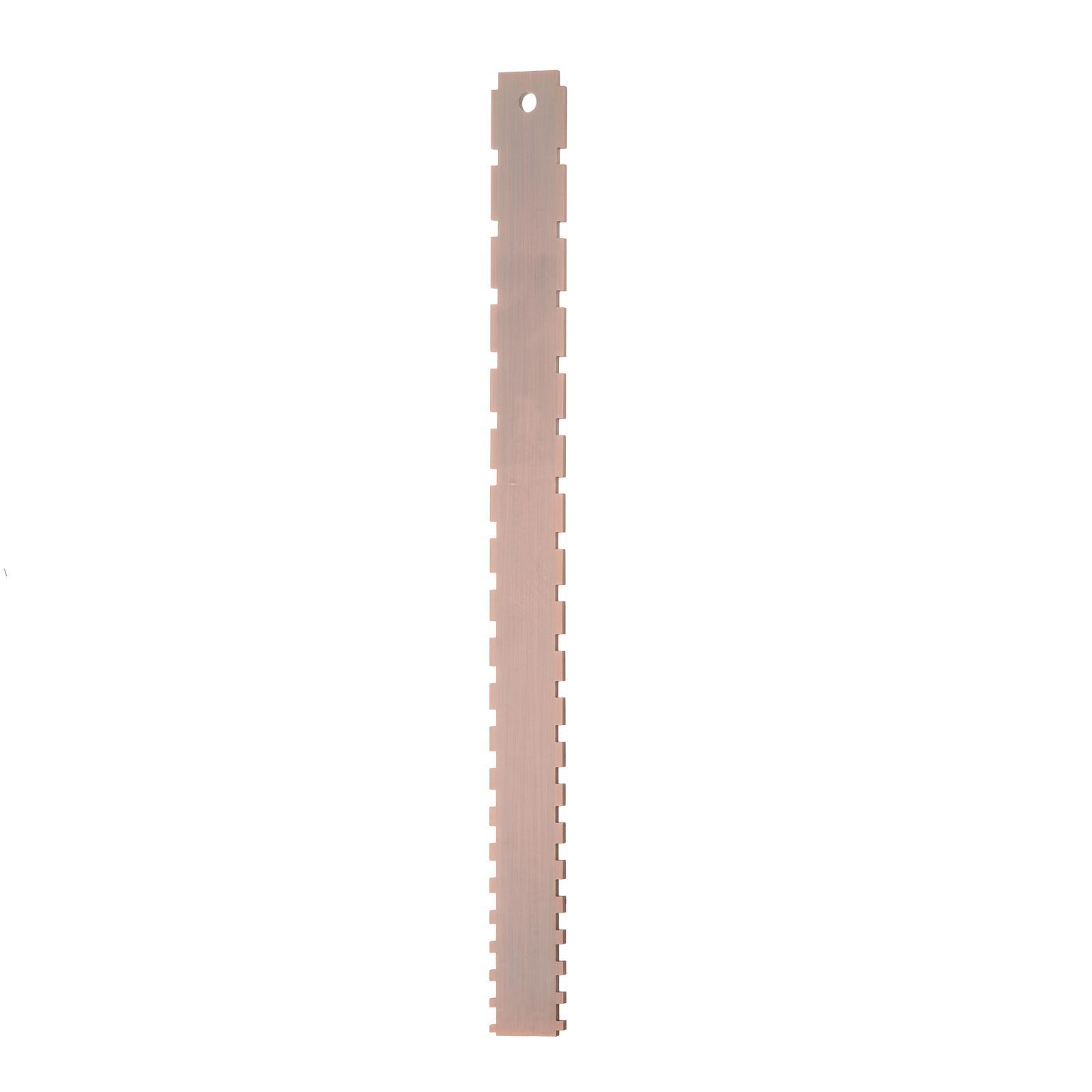 NOTCHED STRAIGHT EDGE for Electric  Guitar Neck Tool 16.5" Bronze