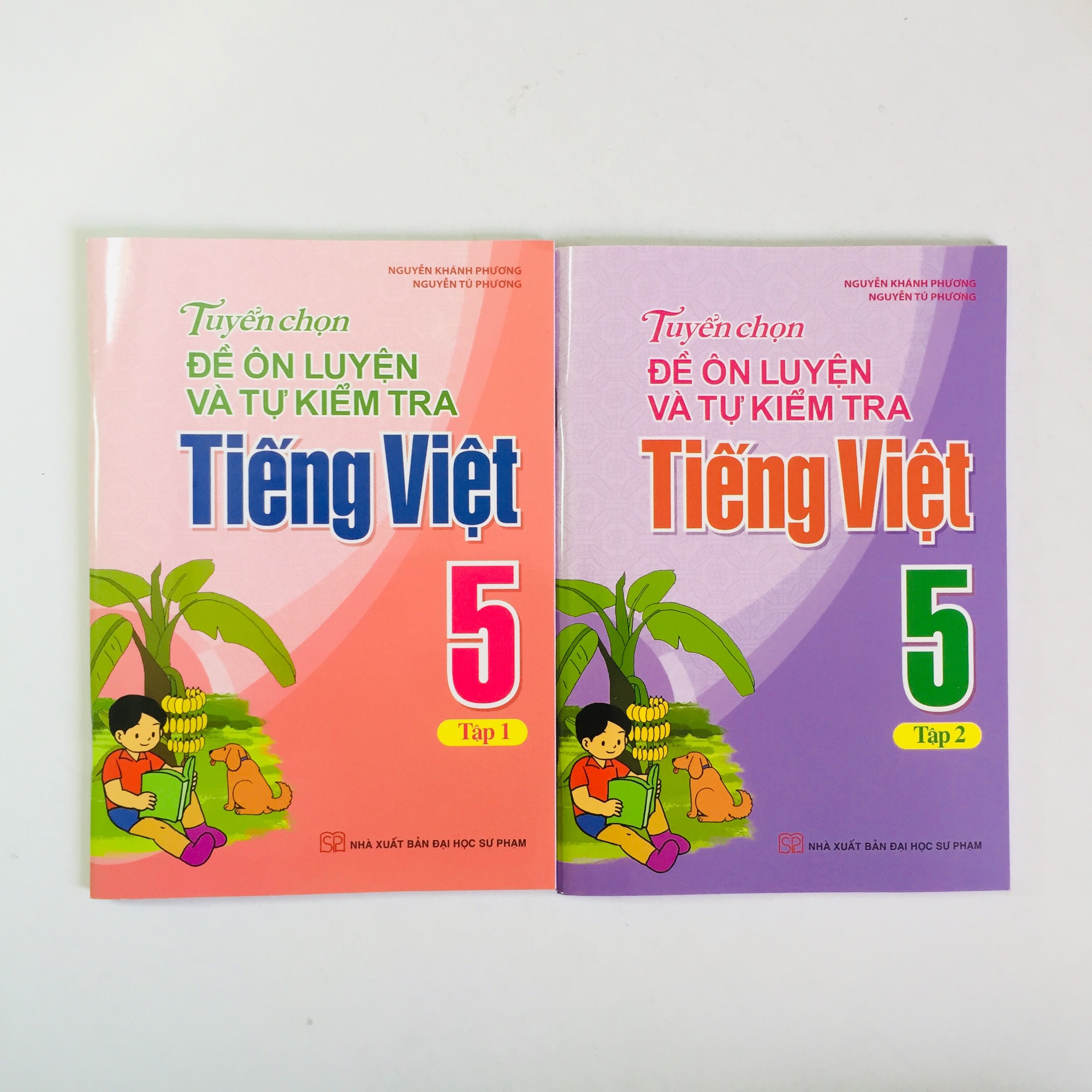 Combo Giúp Em Học Tốt Tiếng Việt lớp 5 + Tuyển Chọn Đề Ôn Luyện Và Tự Kiểm Tra Tiếng Việt 5