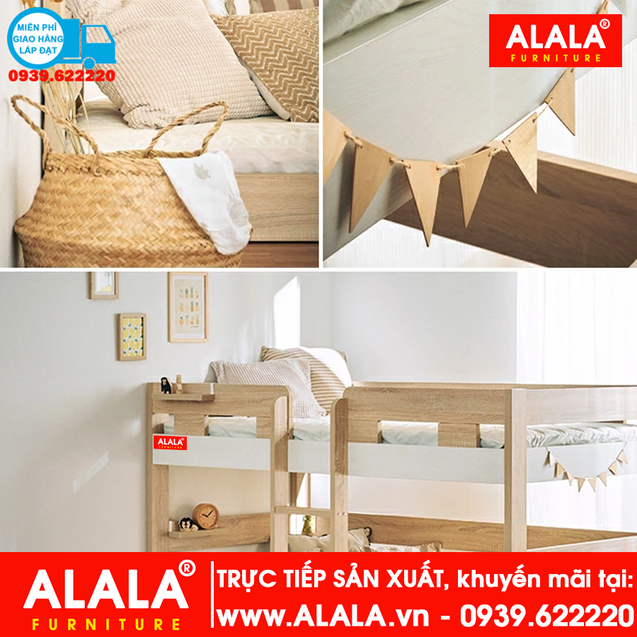 Giường tầng ALALA127 cao cấp - www.ALALA.vn - Za.lo: 0939.622220