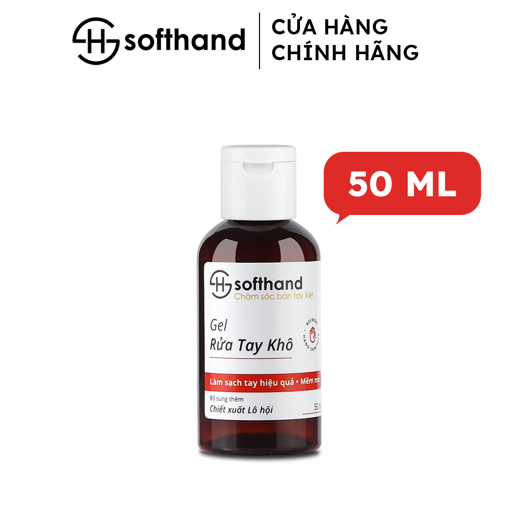 Gel rửa tay khô Softhand 50mL/chai