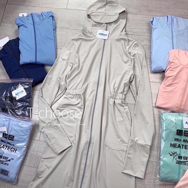 Áo Chống Nắng Thông Hơi Dáng Dài Nữ