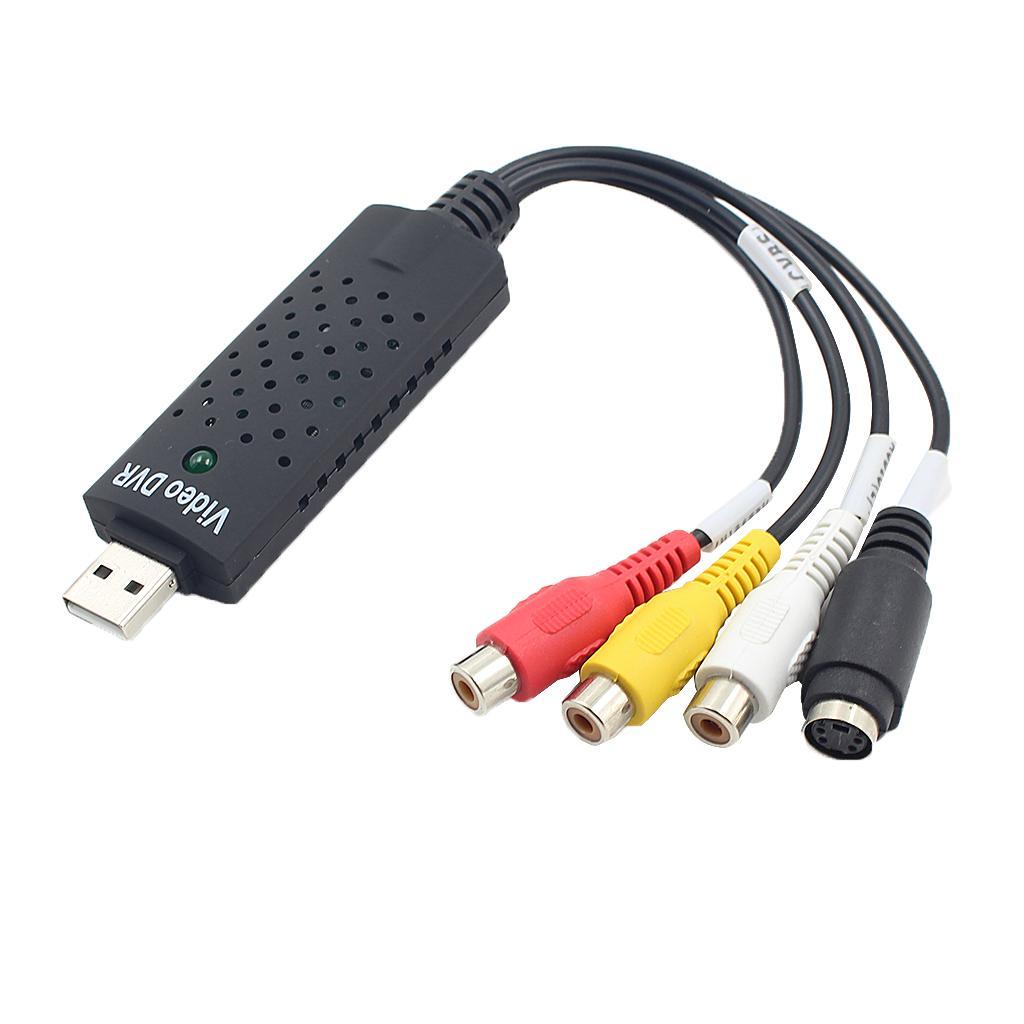 USB 2.0 TV DVD VHS Video Adapter Capture Card Audio AV Converter