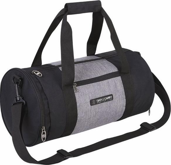 Túi Trống Simplecarry Gym Bag (23 x 42cm) - Black/Grey