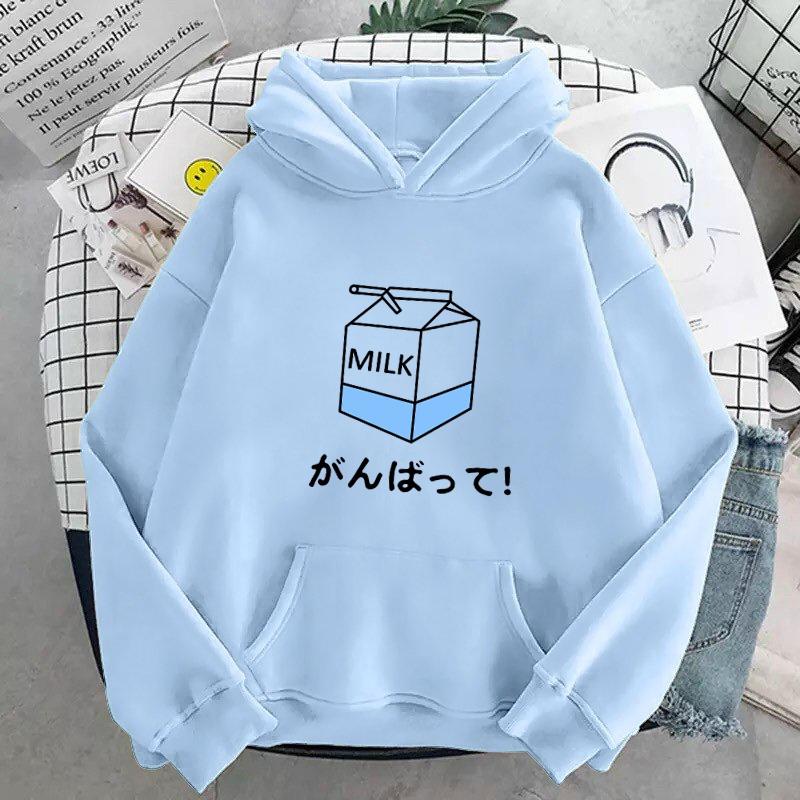 ÁO HOODIE NAM NỮ IN HỘP SỮA