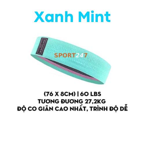 Dây kháng lực tập gym tập mông dây miniband LATEX đàn hồi tập gym đùi, chân, tay