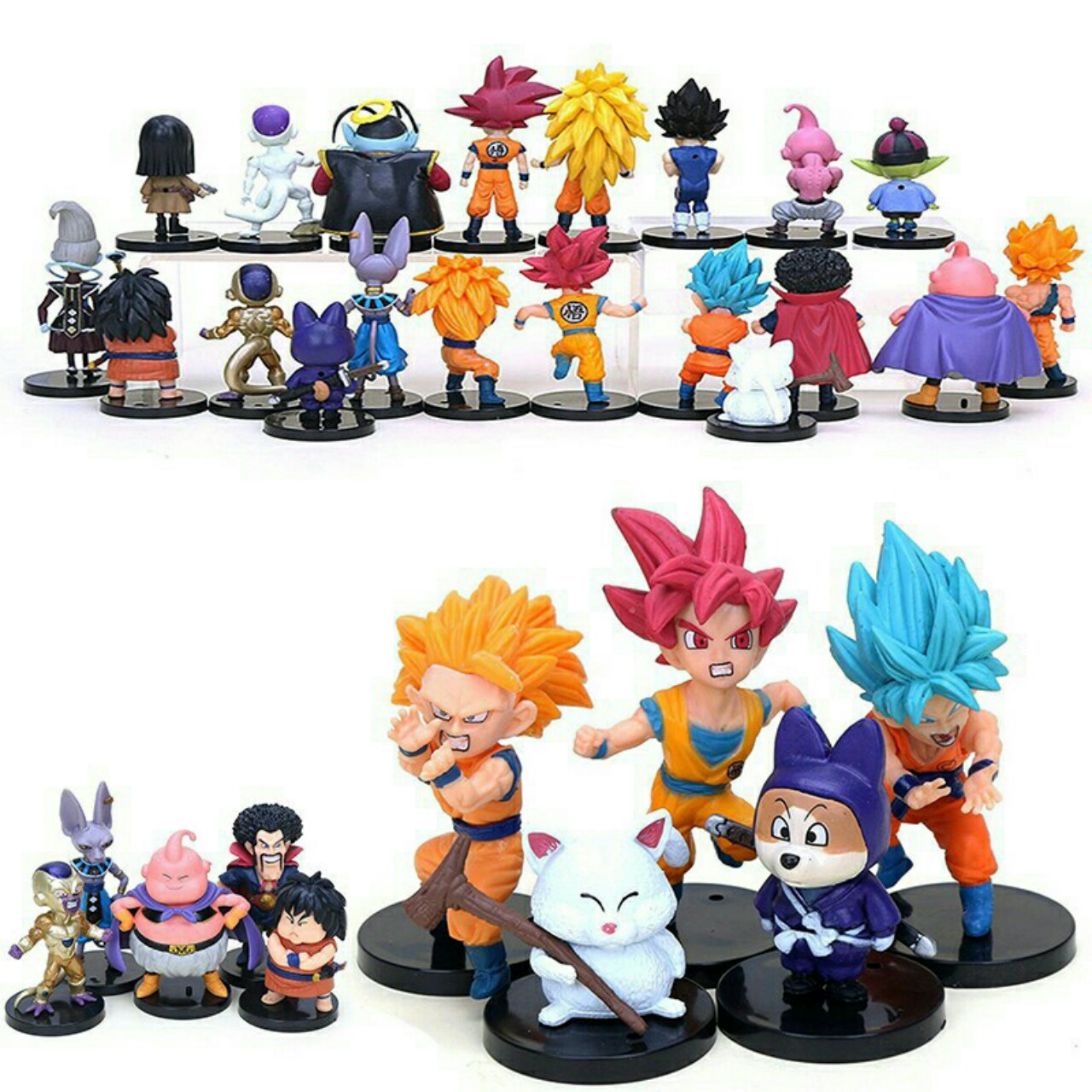 Bộ 20 Mô Hình Nhân Vật Trong Truyện Bảy Viên Ngọc Rồng - Dragon Ball ( cao 5-10cm)