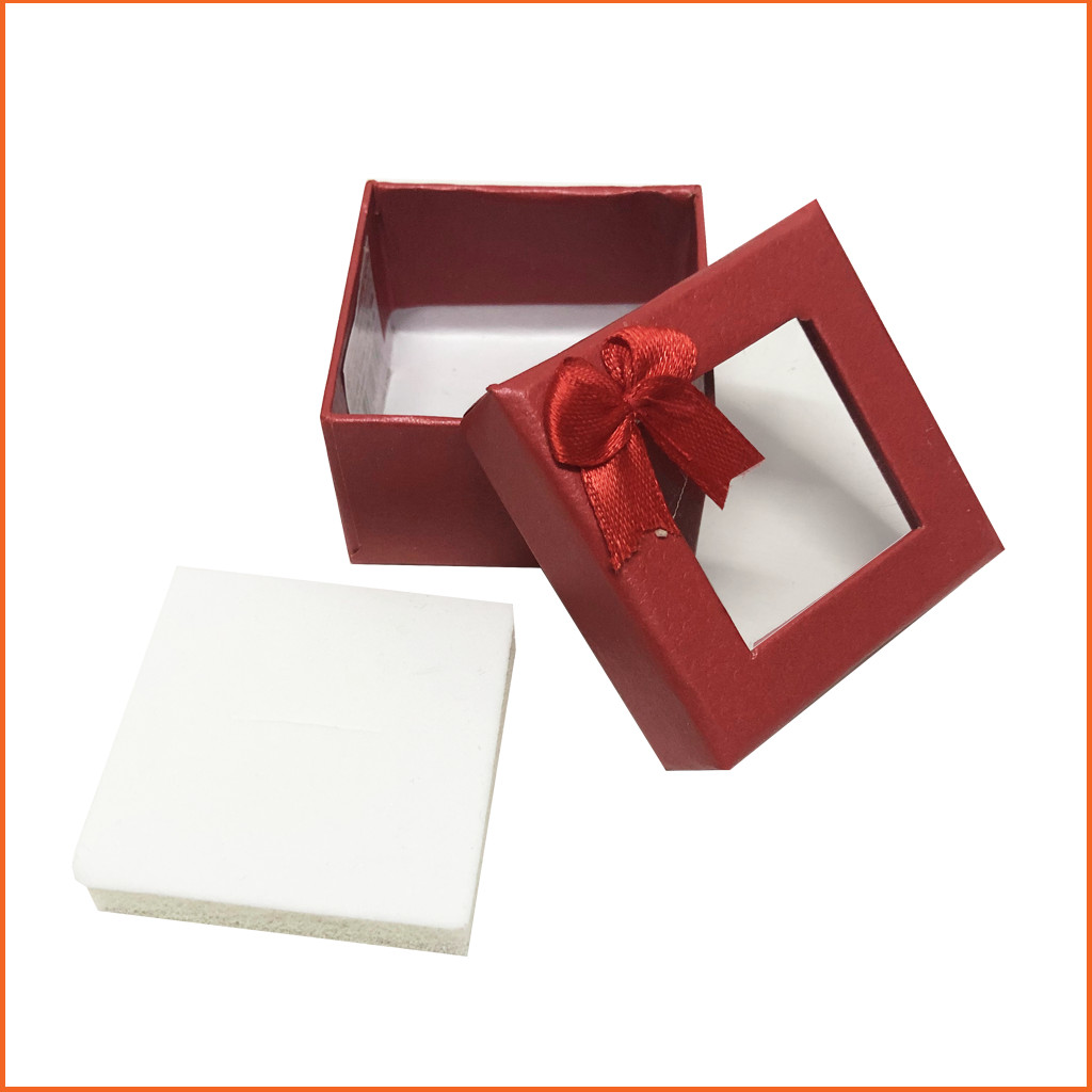 10 Hộp quà Vuông (Kiếng) Phượng Hoàng V046 - 6 x 6 x 3,5 cm - GIao mẫu ngẫu nhiên